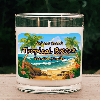 Tropical Breeze - Odor Eliminating Coconut Wax Candle