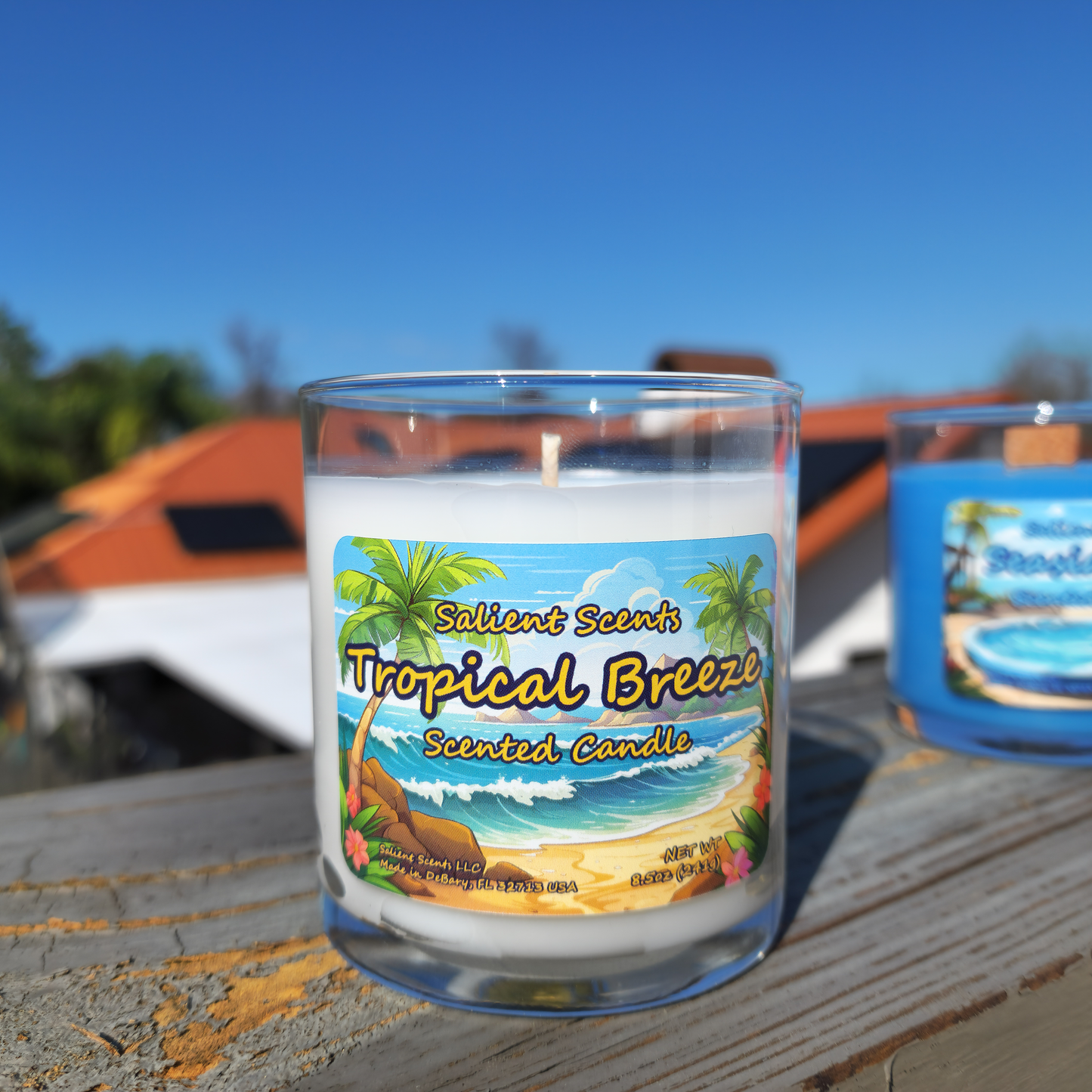 Tropical Breeze - Odor Eliminating Coconut Wax Candle