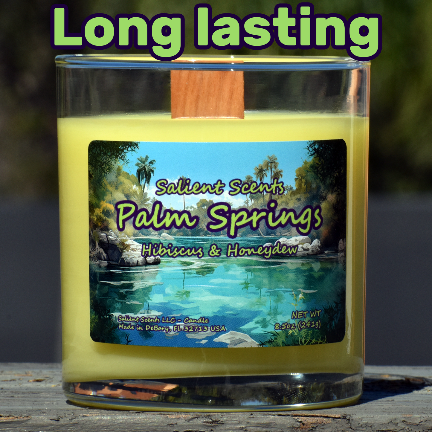 Palm Springs - Luxe Coconut Wax Odor Eliminating Candle