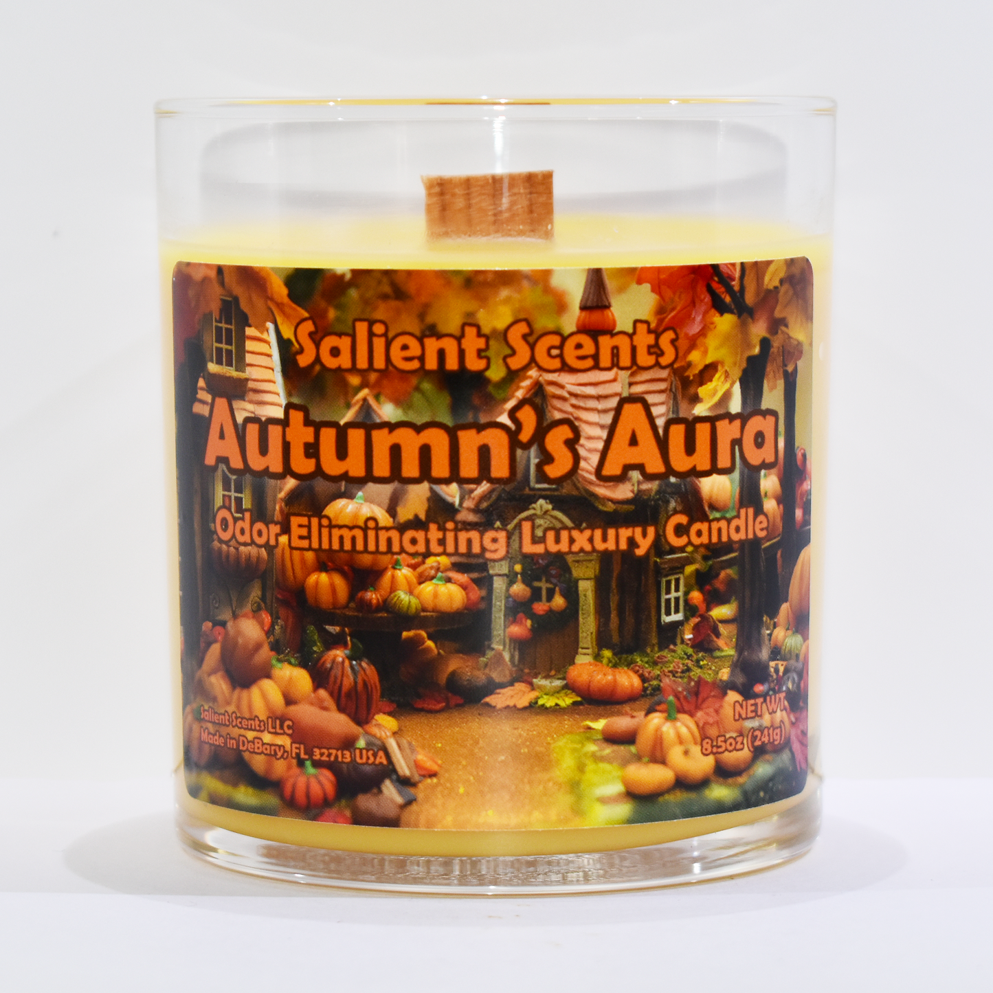 Autumn's Aura - Luxury Coconut Wax Odor Eliminating Candle