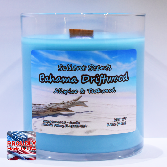 Bahama Driftwood - Luxury Coconut Wax Odor Eliminating Candle