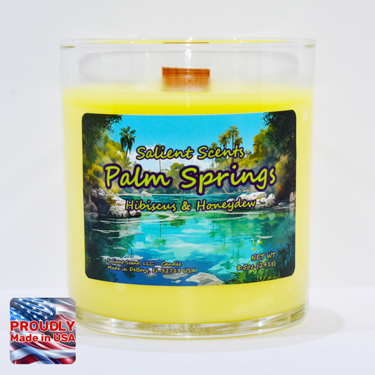 Palm Springs - Luxury Coconut Wax Odor Eliminating Candle