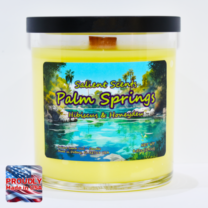 Palm Springs - Luxury Coconut Wax Odor Eliminating Candle