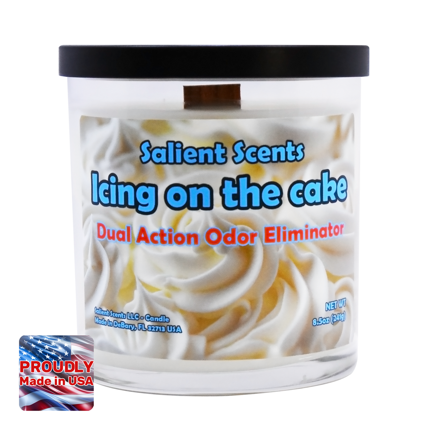 Icing on the Cake - Luxury Vanilla Coconut Wax Odor Eliminating Candle