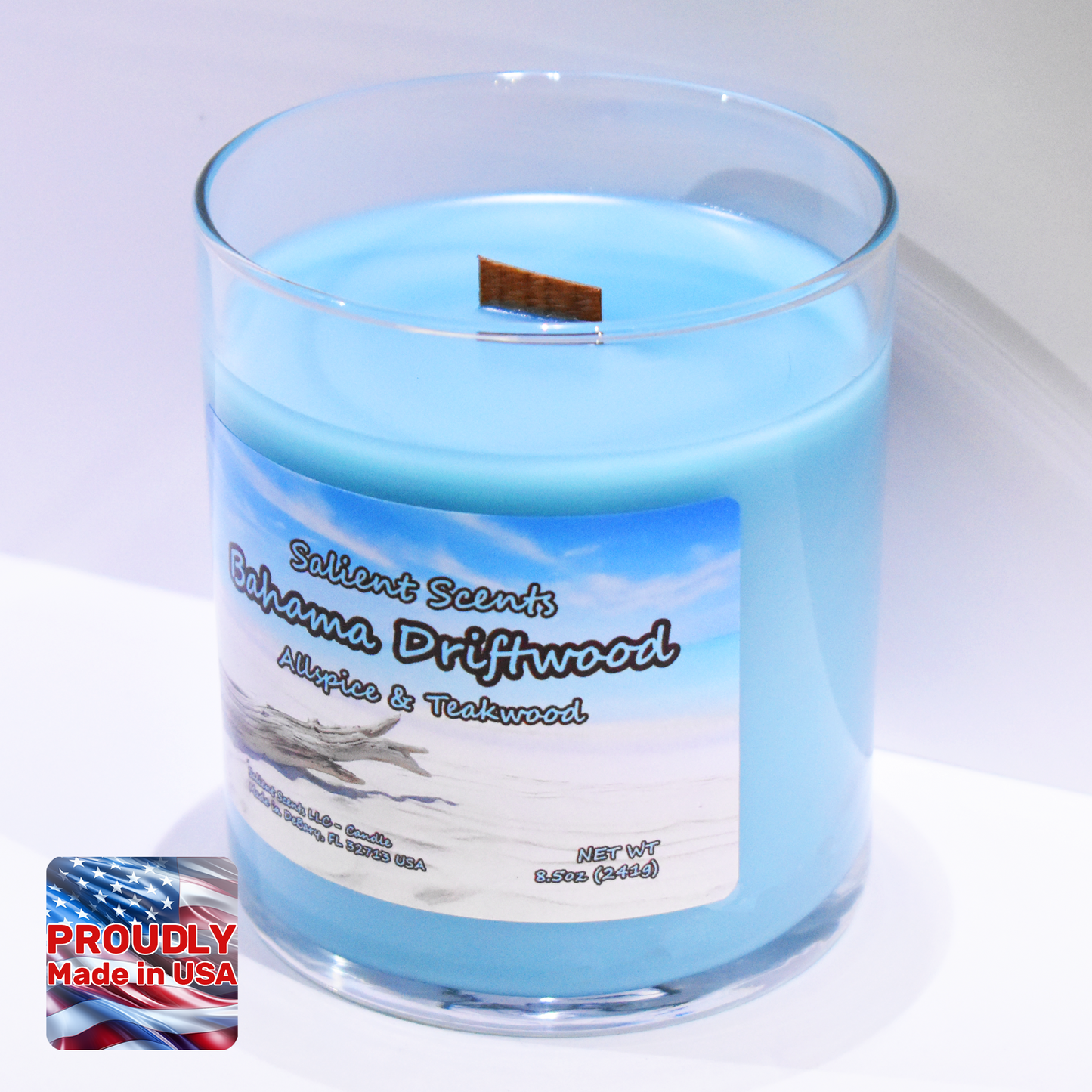 Bahama Driftwood - Luxury Coconut Wax Odor Eliminating Candle