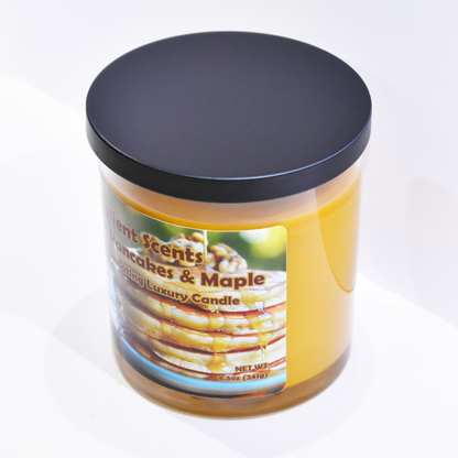 Walnut Pancakes & Maple - Luxury Coconut Wax Odor Eliminating Candle