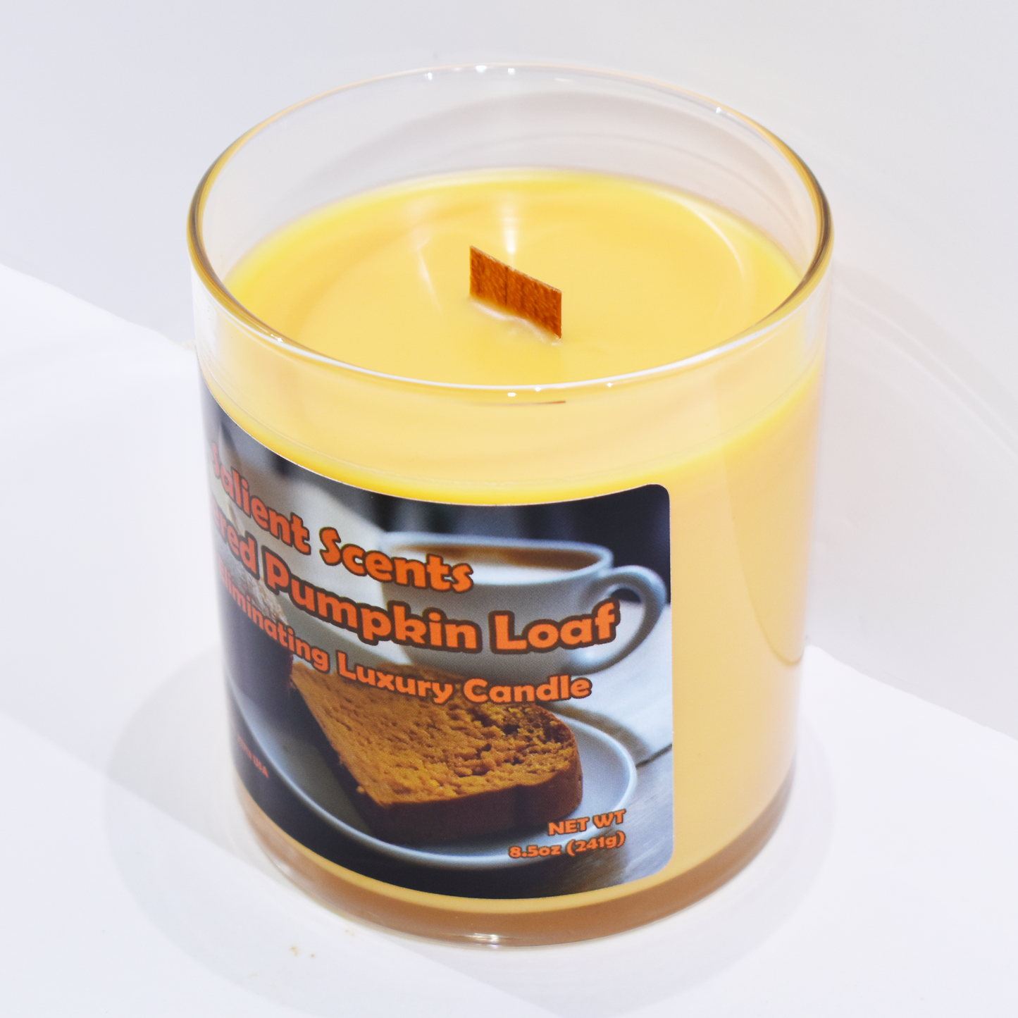 Buttered Pumpkin Loaf - Luxury Coconut Wax Odor Eliminating Candle