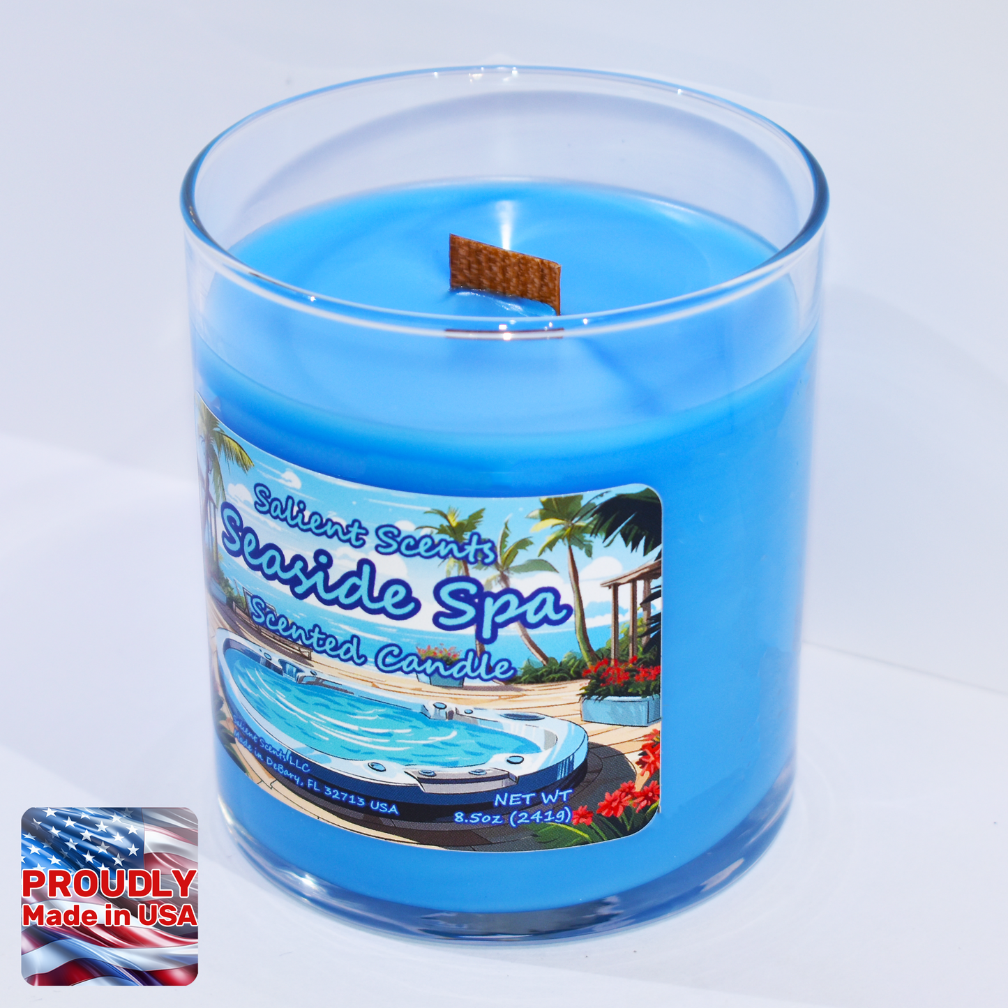 Seaside Spa - Luxury Coconut Wax Odor Eliminating Candle