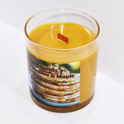 Walnut Pancakes & Maple - Luxury Coconut Wax Odor Eliminating Candle