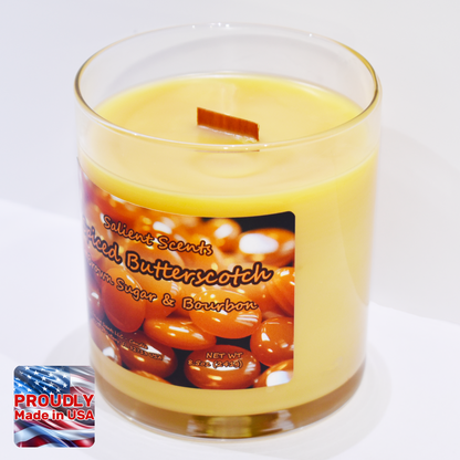 Spiced Butterscotch - Luxury Coconut Wax Odor Eliminating Candle