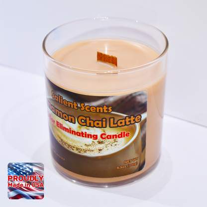 Cinnamon Chai Latte - Luxury Coconut Wax Odor Eliminating Candle